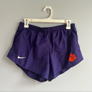 Women’s Clemson Nike Running Athletic Shorts size medium